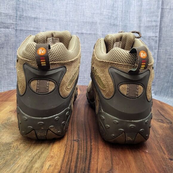 Merrell Chameleon Arc Mid Waterproof Canteen Trail Hiking Boots Taupe Womens 7.5 - Picture 3 of 9